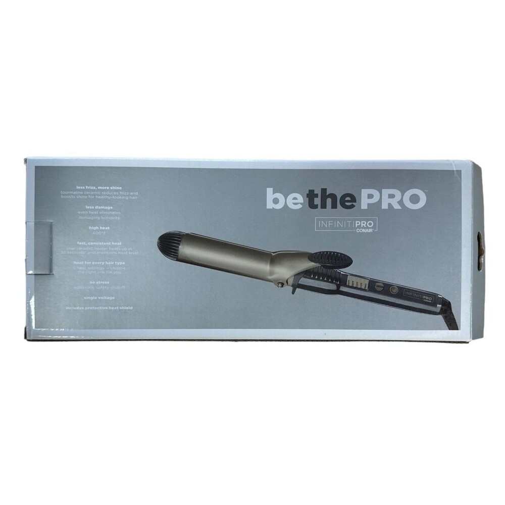 INFINITIPRO BY CONAIR Tourmaline 1 1/4-Inch Ceramic Curling Iron for Loose Curls - Picture 6 of 9
